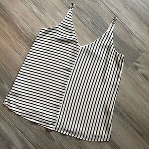 Artisan NY Navy & White stripe camisole Size Small